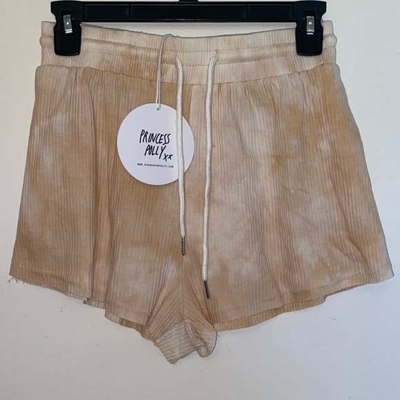 NWT Princess Polly - Size: 6 Tommy Tye Dye Drawstring Elastic Waistband Shorts - Picture 2 of 10